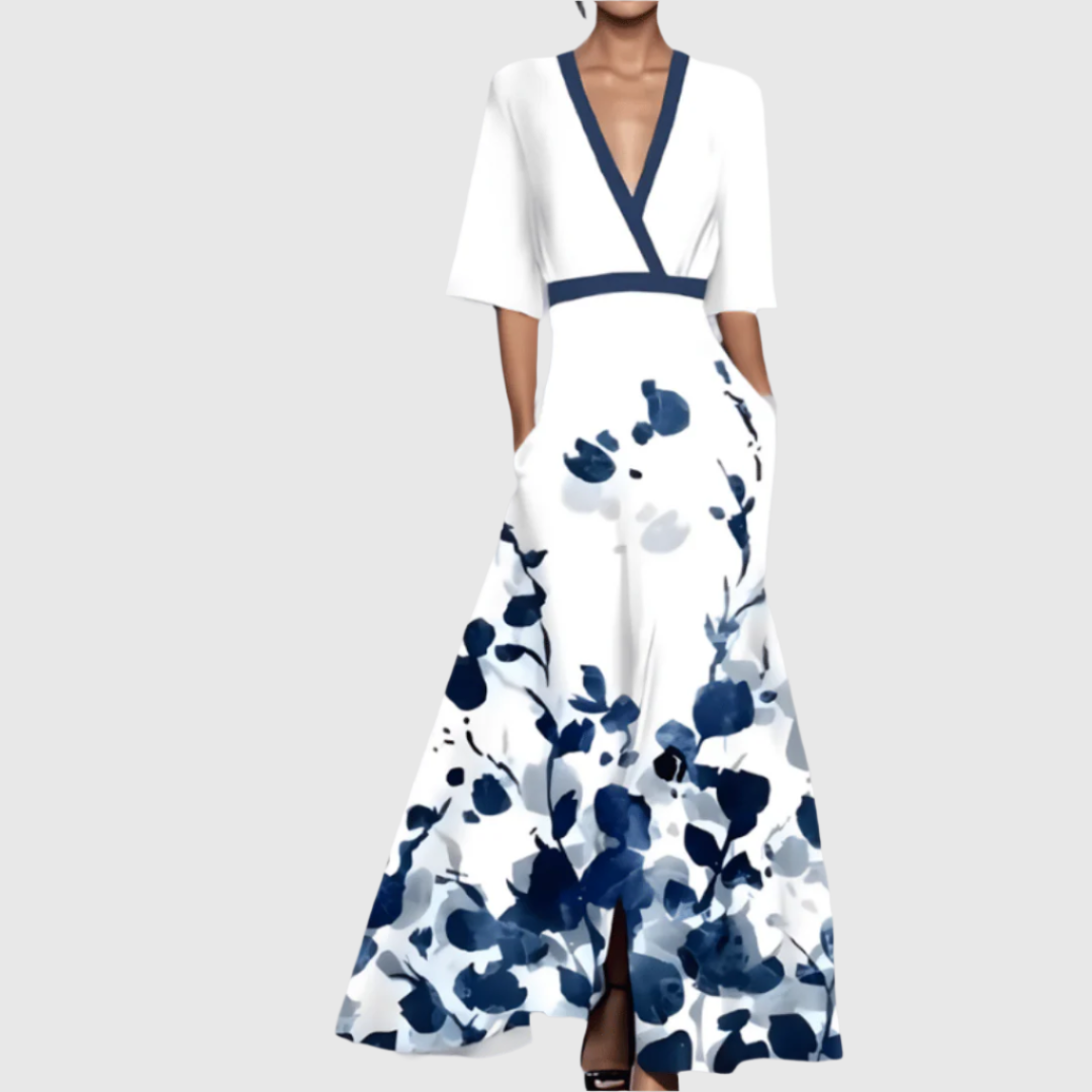 Jill - Elegant Floral Dress